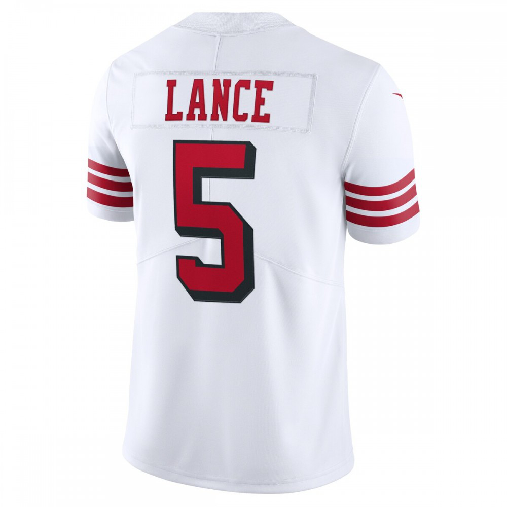 Trey Lance San Francisco 49ers Nike Alternate 2 Vapor Limited Jersey - White-GridironStore